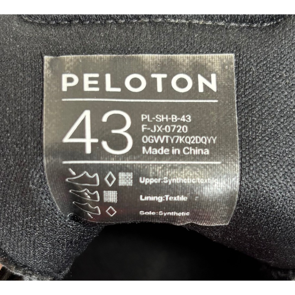 Peloton Cycling Shoes 43 Mens 10 Woman 12 Excellent - Picture 3 of 8